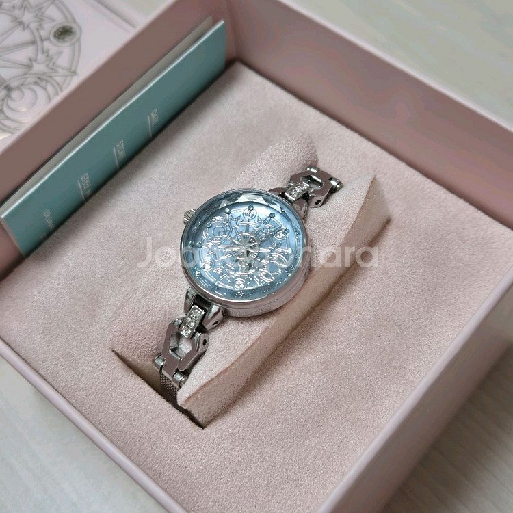 11/7까지10%할인) 오에스티 카드캡터 체리 콜라보 손목시계, 별의열쇠 목걸이--9