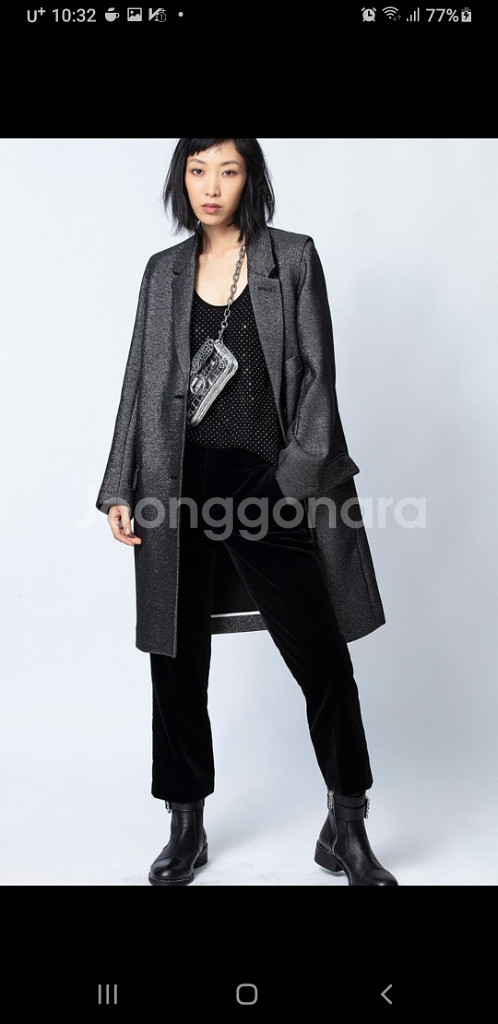 쟈딕 정품 코트--4