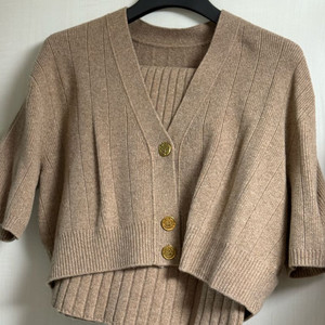 캐시미어100 니트 셋업