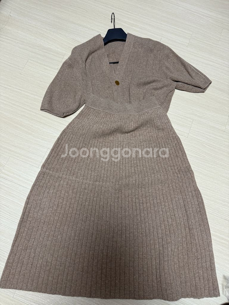 캐시미어100 니트 셋업--1