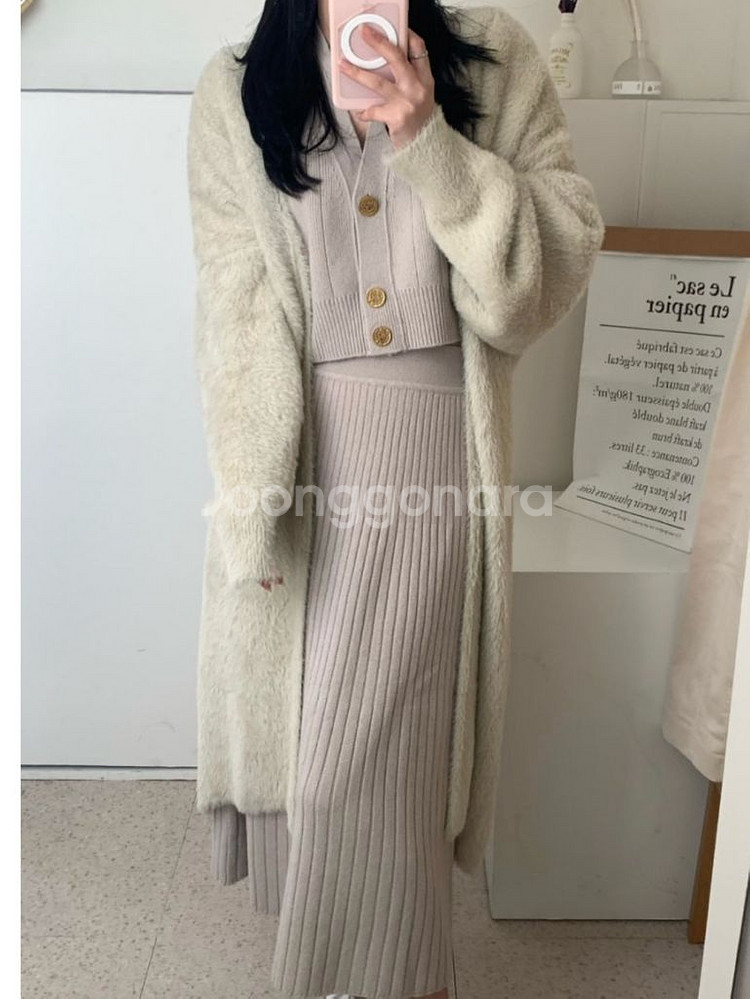 캐시미어100 니트 셋업--5