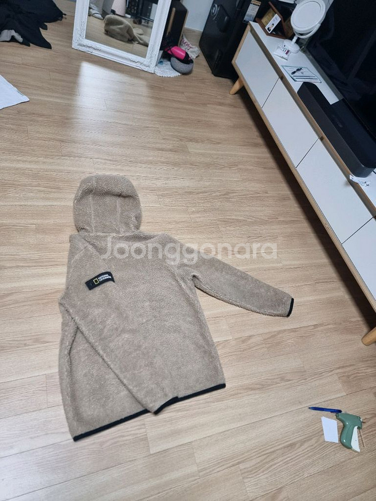 내셔널지오그래픽 후드 집업 스톤아일랜드 레자--2