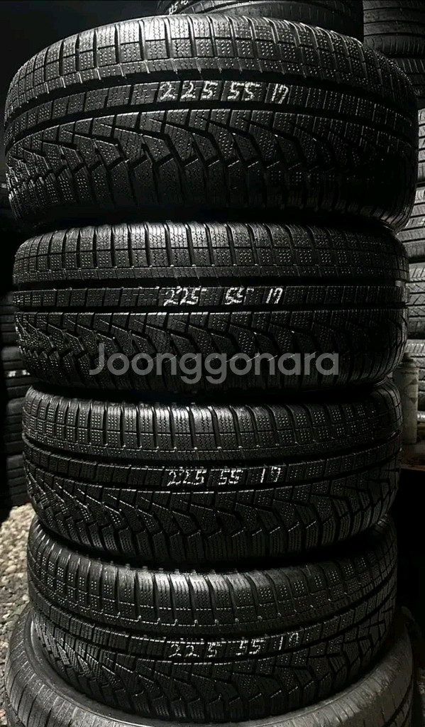 225/55R17 중고타이어--0