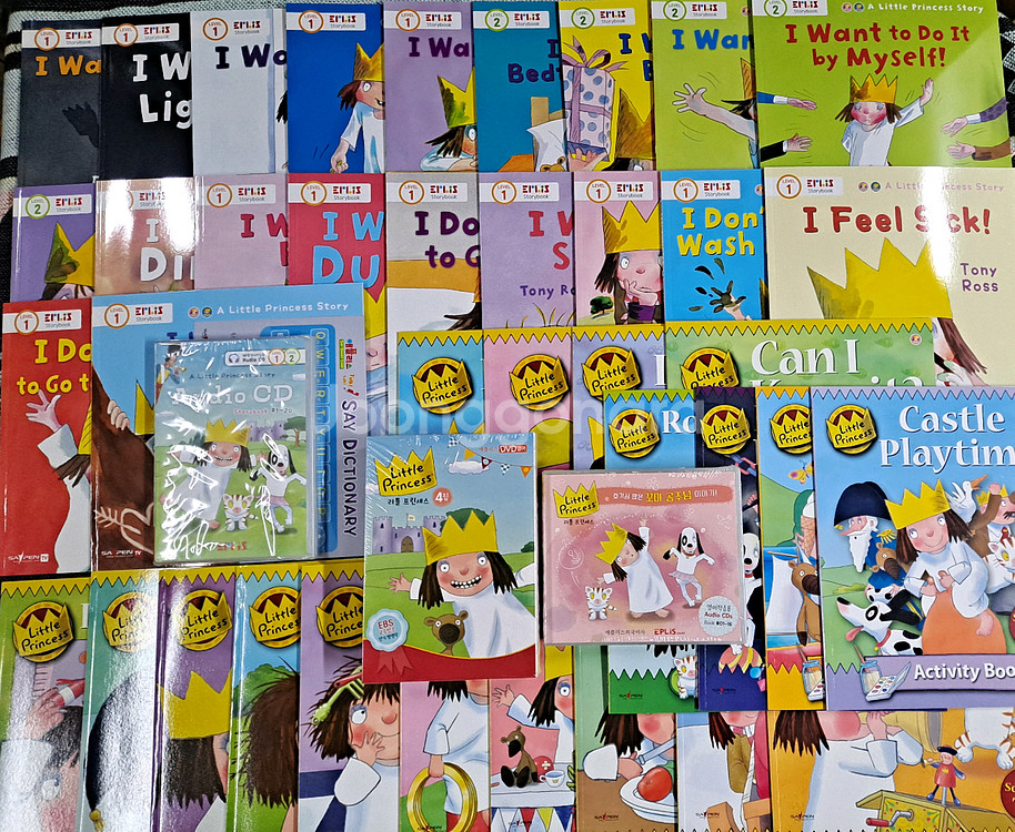 리틀프린세스 세이펜버전 스토리북20종,리더스16종--0
