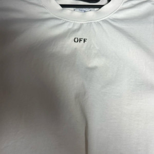 Off-White 화이트 티셔츠 M