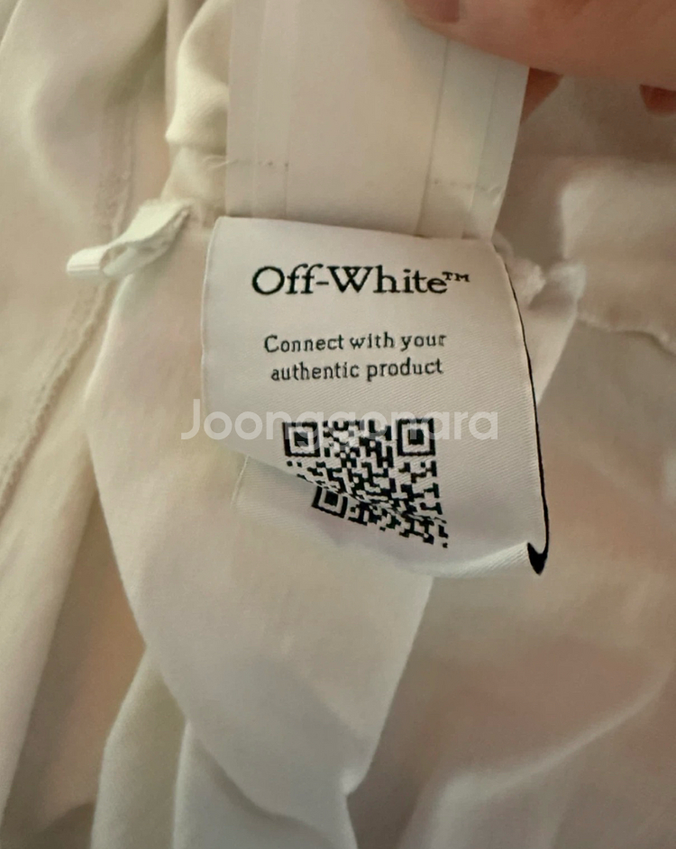 Off-White 화이트 티셔츠 M--4
