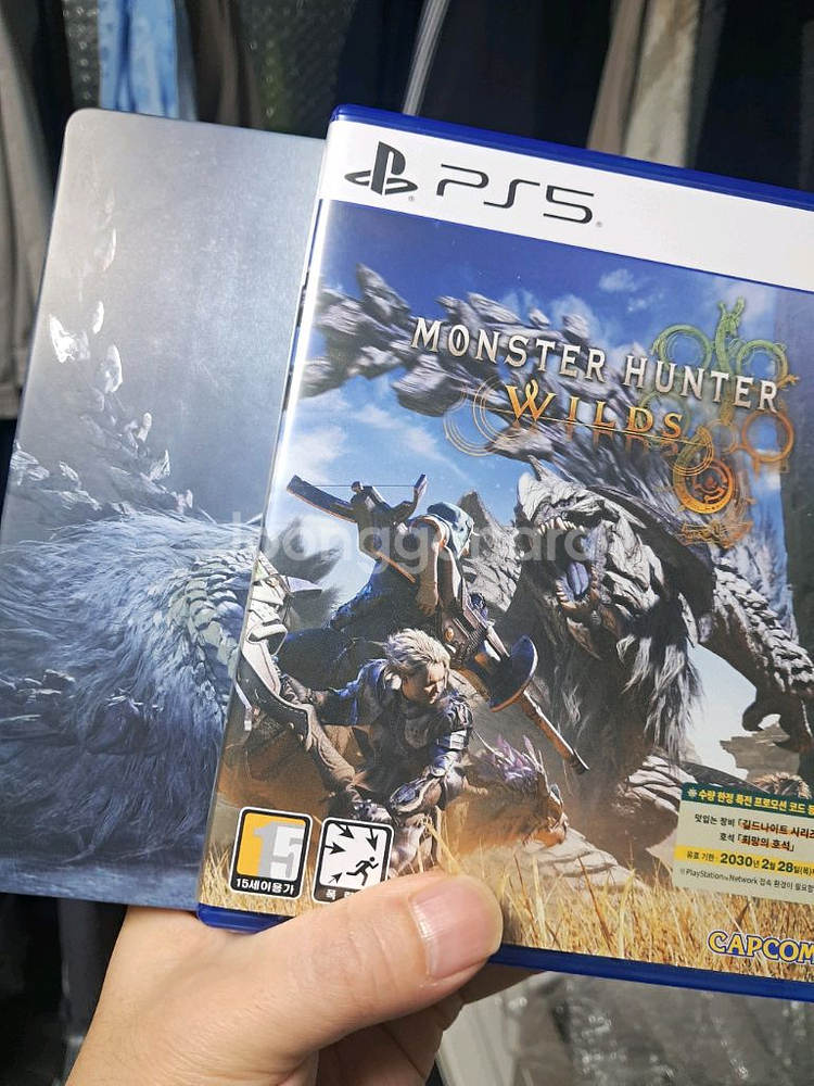 PS5 몬스터헌터 와일즈 스틸북 포함--0
