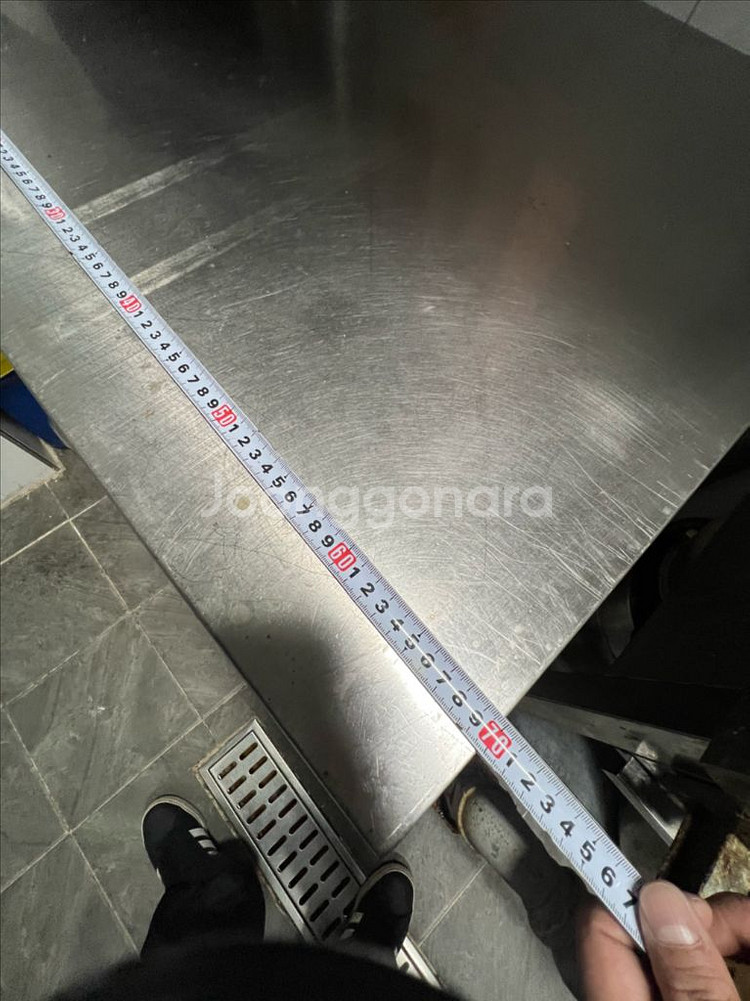 업소용 스텐 작업대 70x70 2단--2