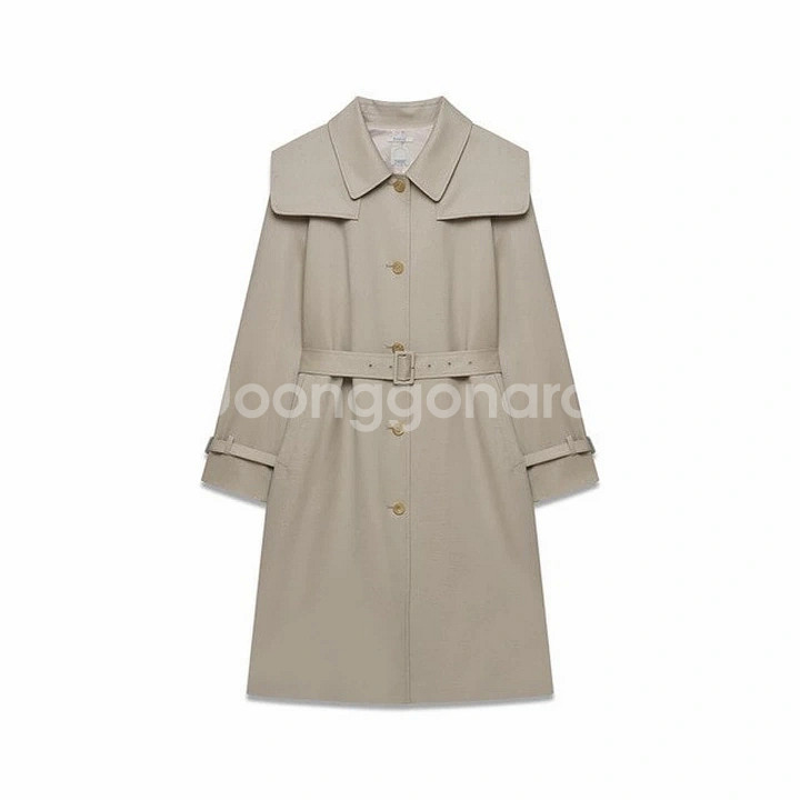 타낫 트렌치 롱 코트--0