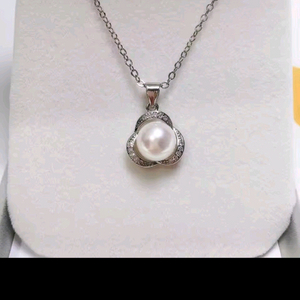 담수진주 화이트 목걸이 새상품