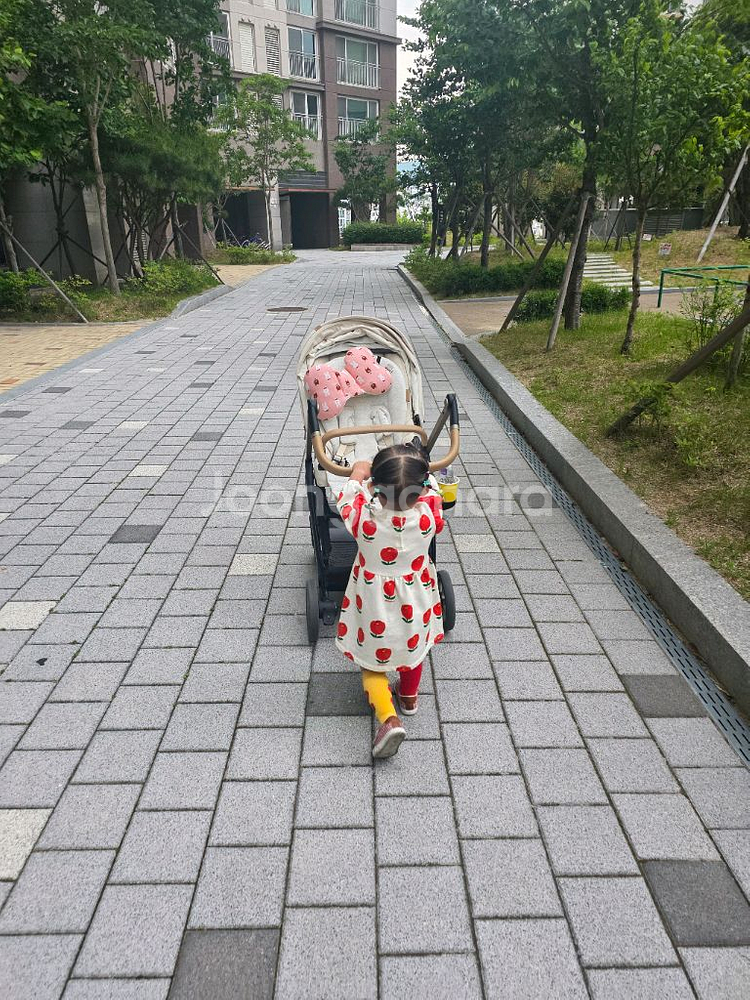 베베드피노 튤립패턴 원피스 90--0