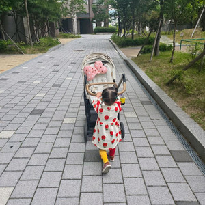 베베드피노 튤립패턴 원피스 90