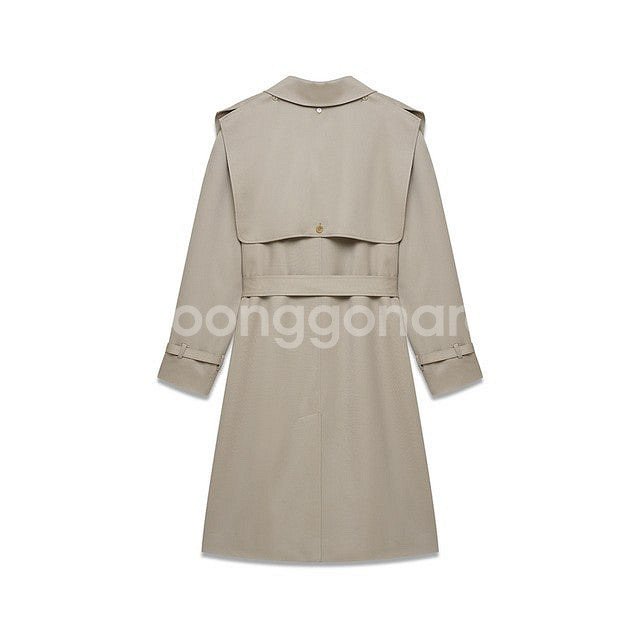 타낫 트렌치 롱 코트--1