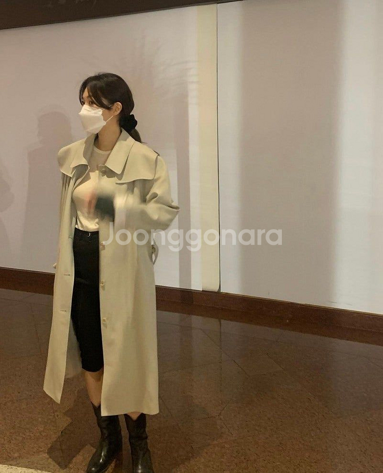 타낫 트렌치 롱 코트--2