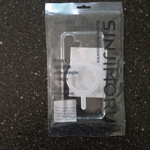 신지모루 갤럭시 S25 신지모루 2배 자력 맥세이프 투명 케이스