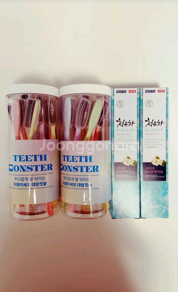 [택포]티스몬스터(대왕칫솔)22개/대용량2080치약2개--0