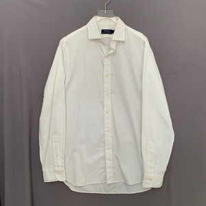 L 폴로랄프로렌 화이트 포니 드레스 셔츠