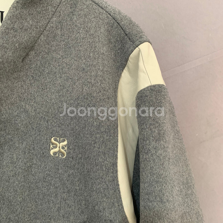 XL SATUR 세터 퍼시 칼라리스 바시티 자켓--3