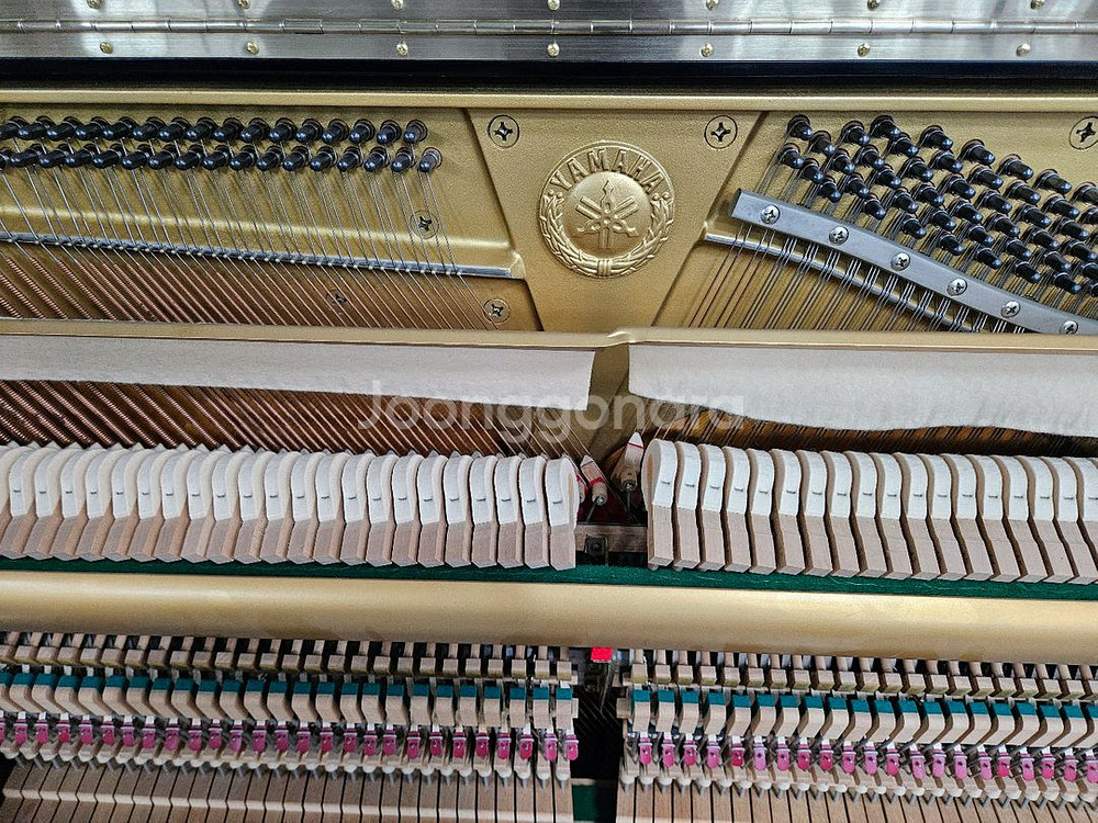 야마하피아노 U-1블랙 made in japan--5