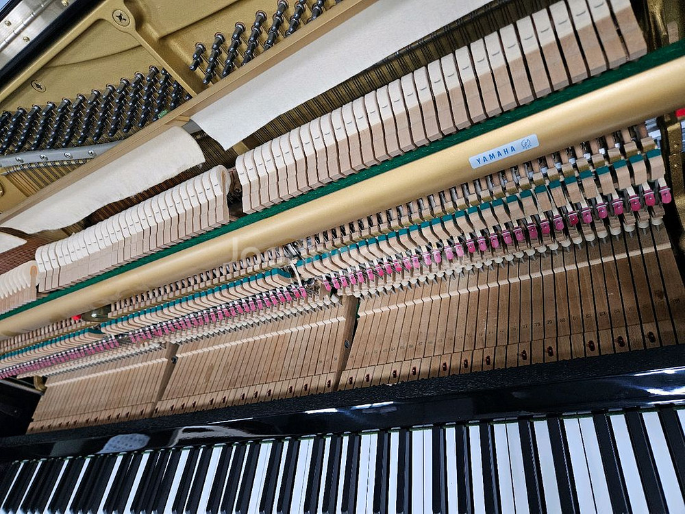 야마하피아노 U-1블랙 made in japan--8