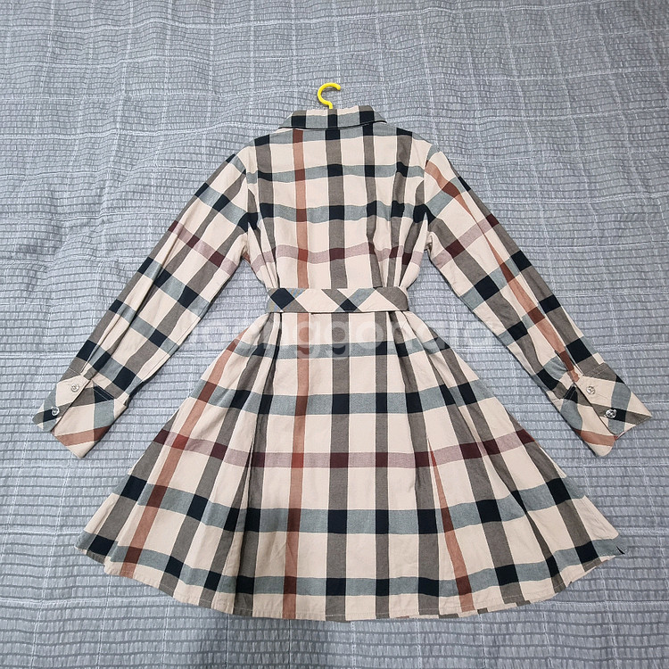 닥스키즈 여아 체크 원피스--1