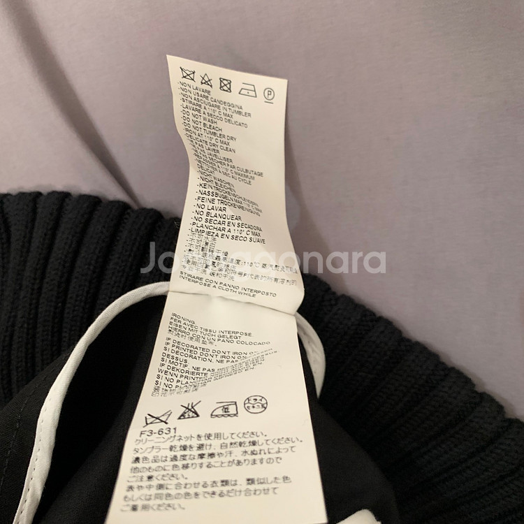 42 MM6 메종 마르지엘라 니트 리브 카라 블랙 코트--8