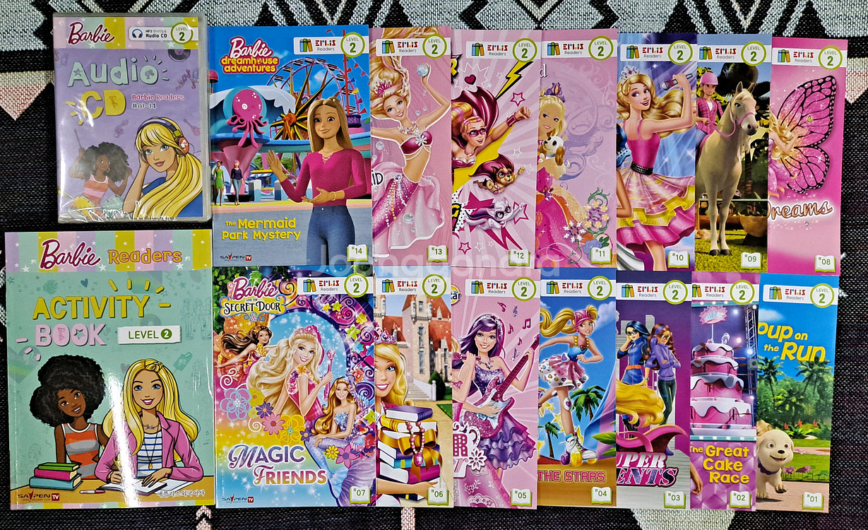 바비 리더스북 레벨1단계,2단계 세이펜버전--4