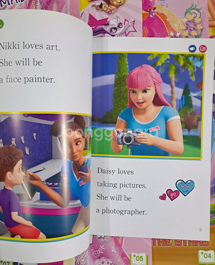 바비 리더스북 레벨1단계,2단계 세이펜버전--6