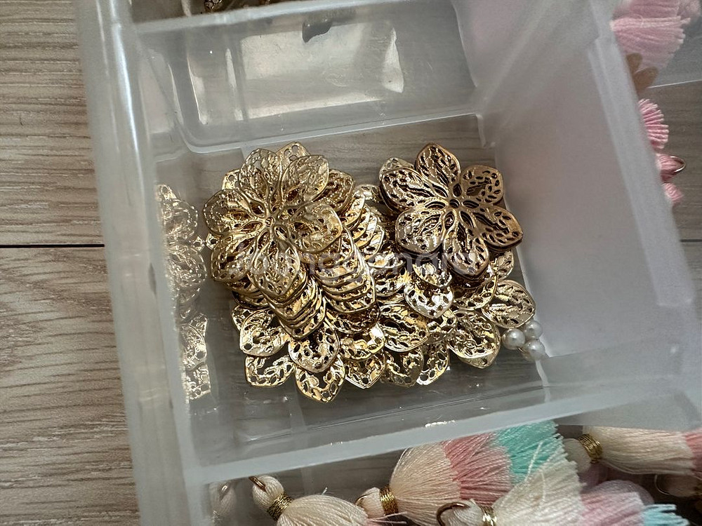 리본재료 헤어핀재료 장식추가--8