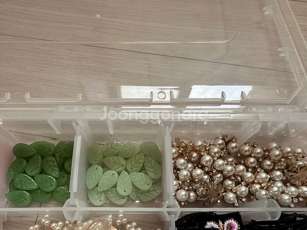 리본재료 헤어핀재료 장식추가--7