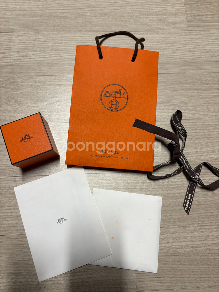 에르메스 샹달반지 48호 팝니다.--5