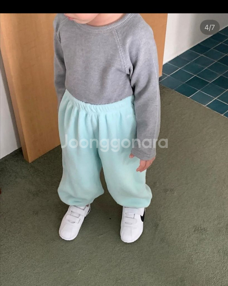 ourbev 아베브 플리스 조거 팬츠 아이스민트 2XL--0