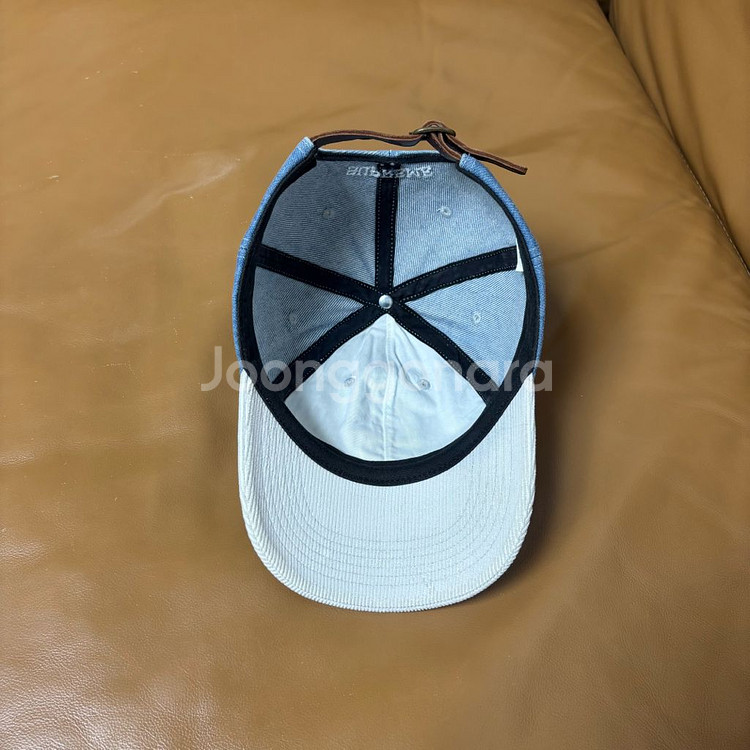 Supreme 슈프림 워시드 투톤 데님 S로고 6패널 볼캡 모자--5