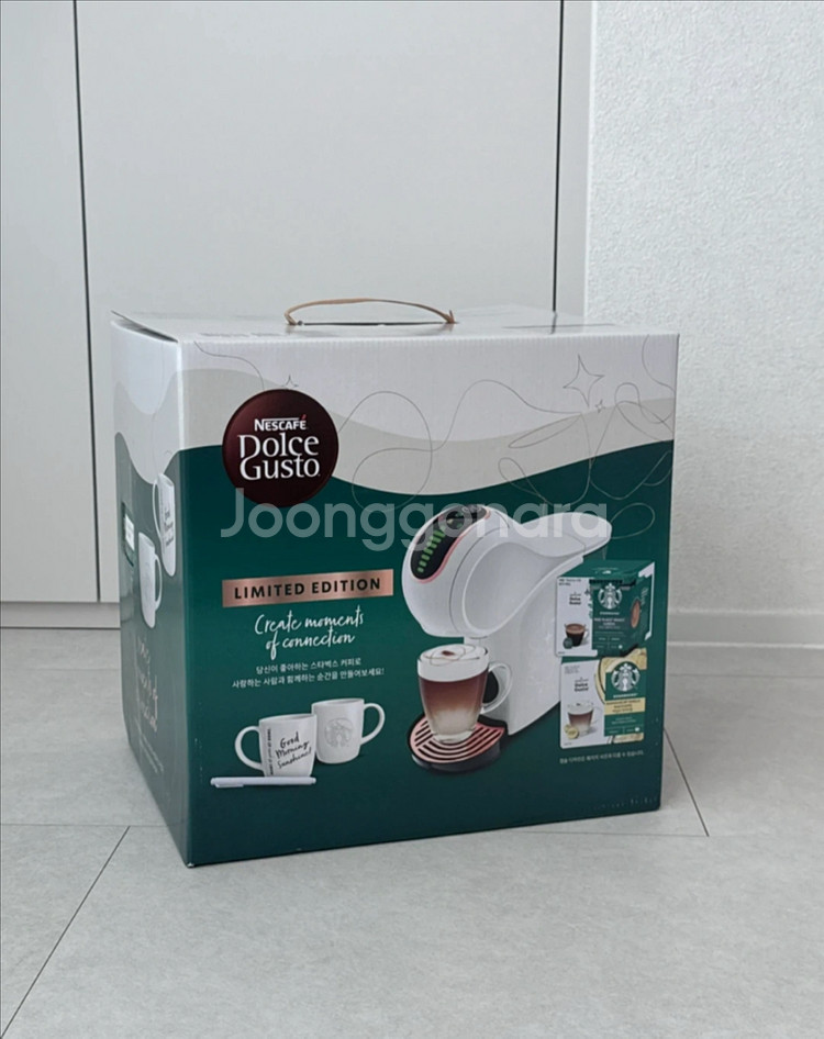 네스카페 돌체구스토 지니오 S 쉐어 캡슐 커피 머신 + 스타벅스 앳홈 팩--0