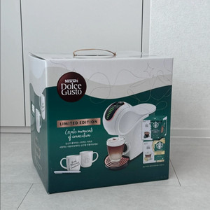 네스카페 돌체구스토 지니오 S 쉐어 캡슐 커피 머신 + 스타벅스 앳홈 팩