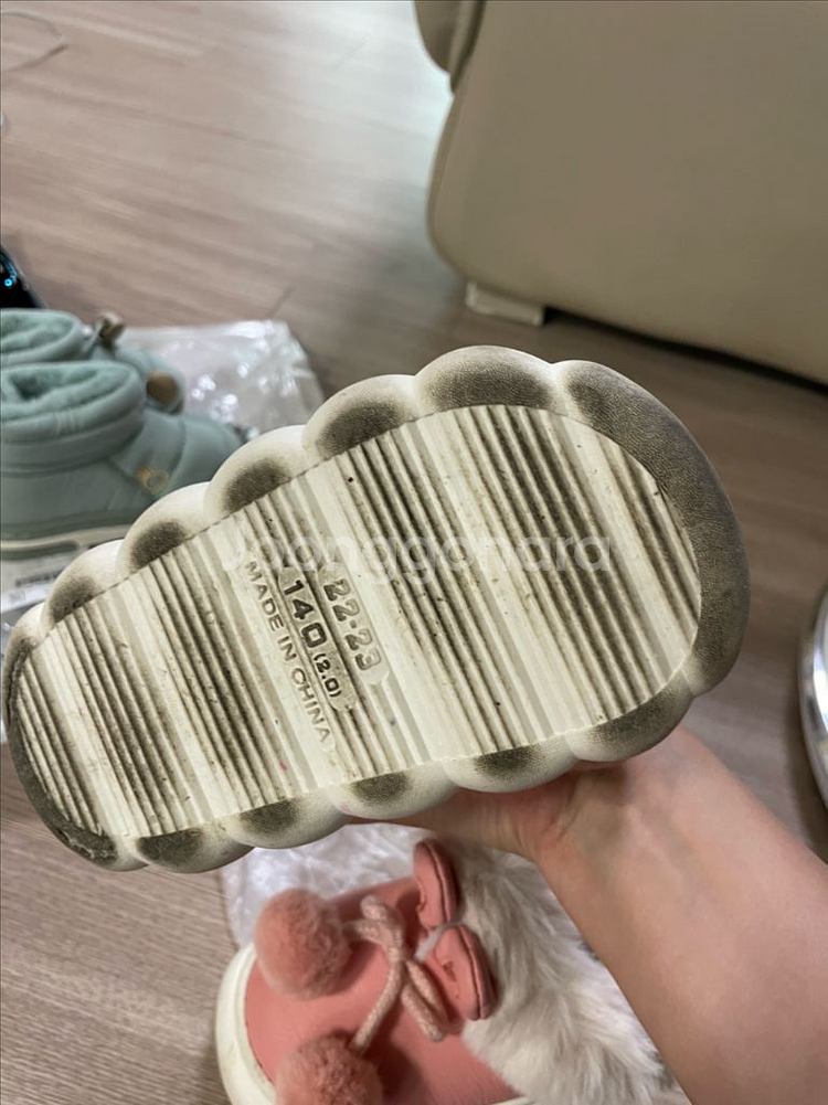 여아 겨울 털부츠 / 140사이즈--5