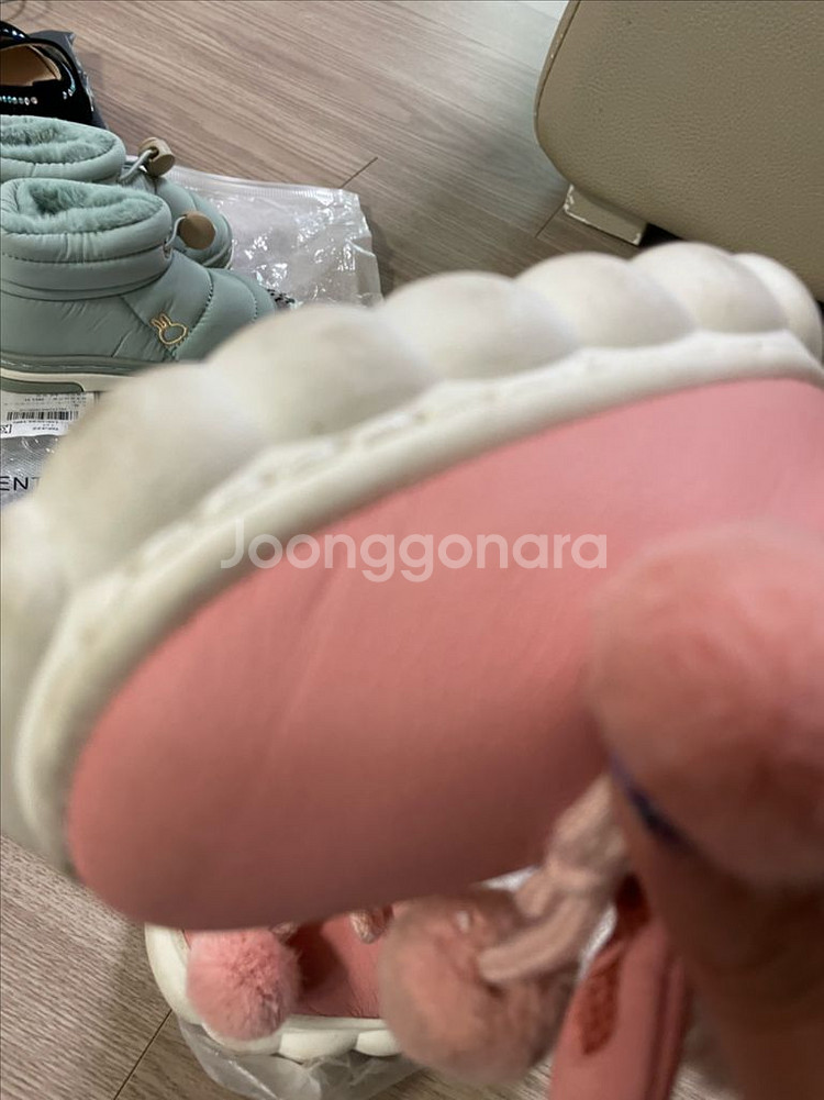 여아 겨울 털부츠 / 140사이즈--7