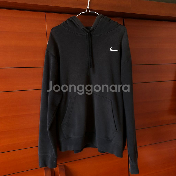 나이키 스우시 후드티 블랙--0