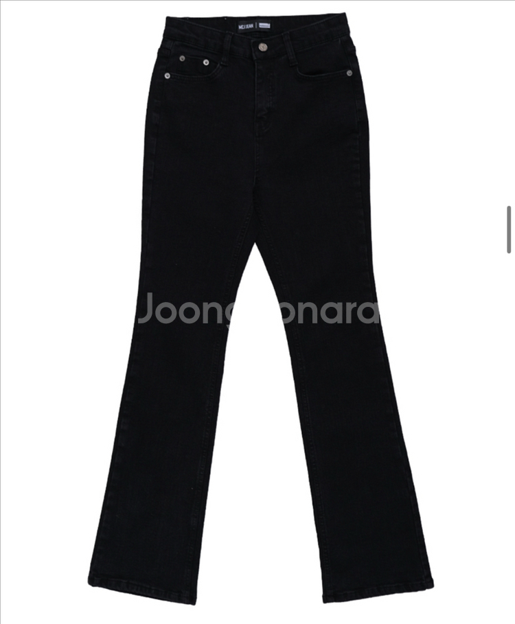 밀리언코르 하이웨스트 부츠컷 데님 블랙 M--1