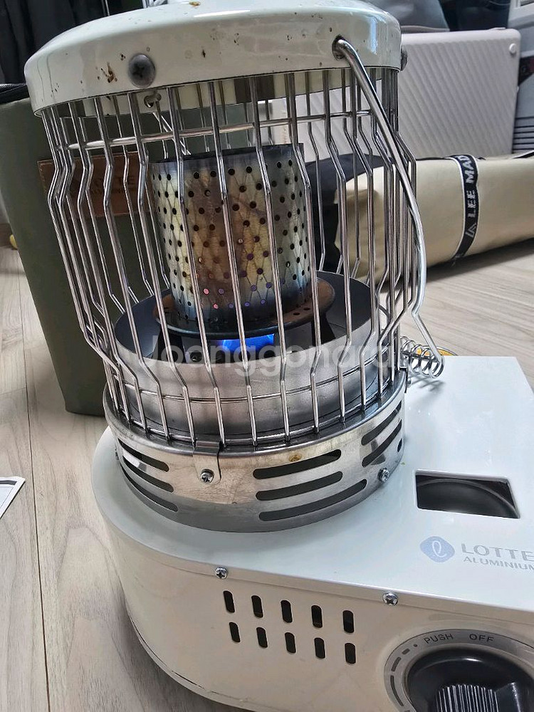 롯데 가스난로 캠핑용--0