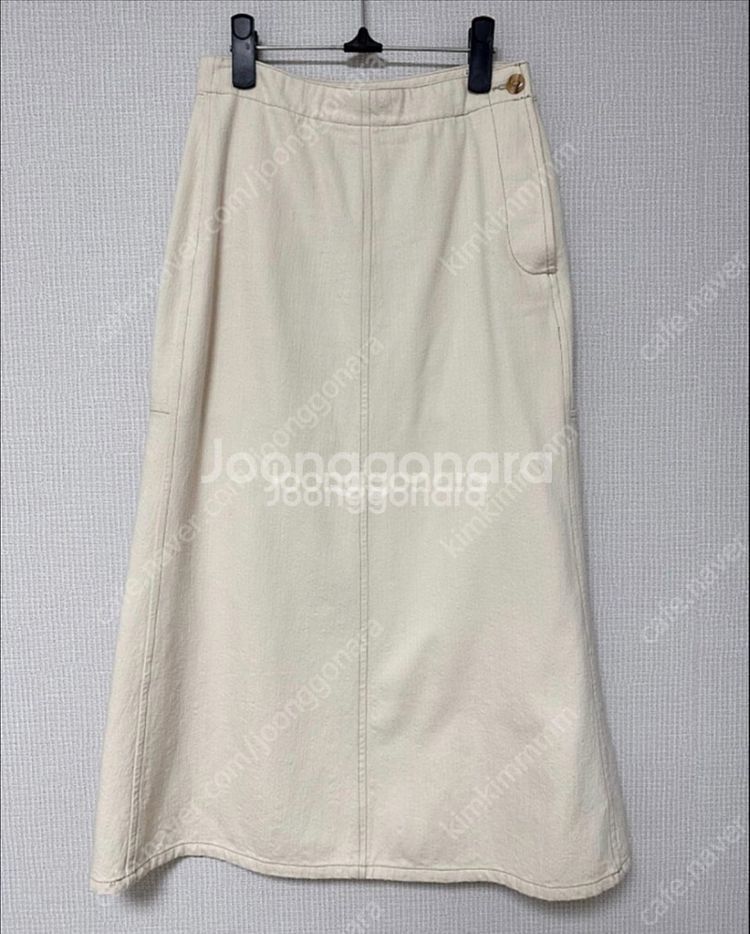 한섬 더캐시미어 데님스커트--0