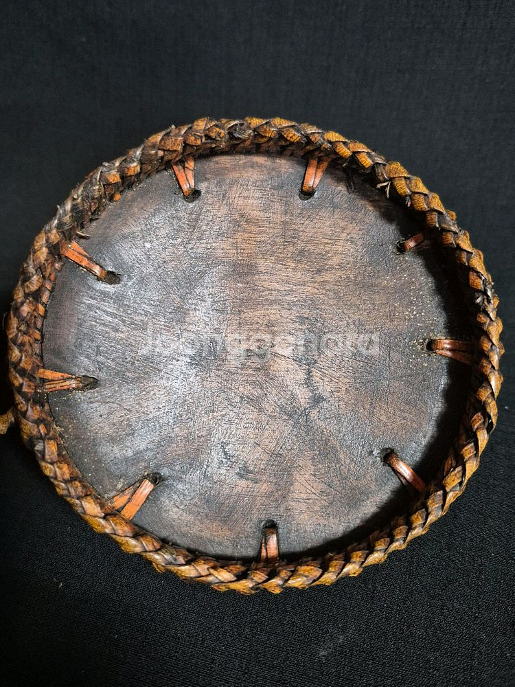 엔틱 대나무 나무 합 공예품 차도구--4