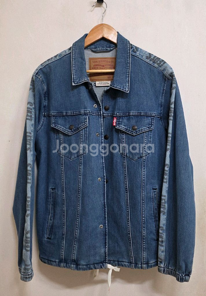 리바이스. 데님코치자켓.M (실착용L=100)--1