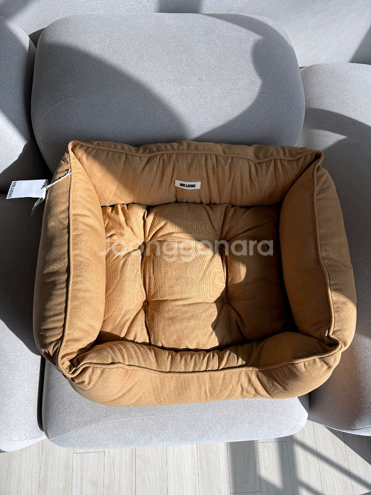 [미사용]고양이 강아지 침대 밀리옹 베드 카멜--0