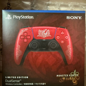 PS5 듀얼센스 몬스터헌터 에디션 미개봉