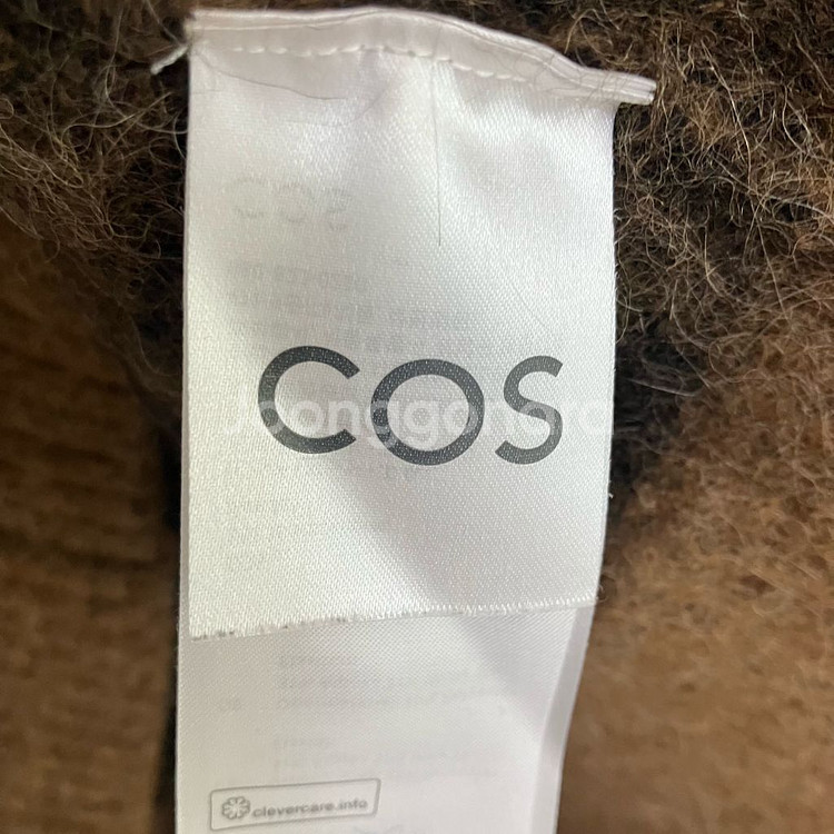 COS 코스 브라운 레오파드 니트 조끼--5