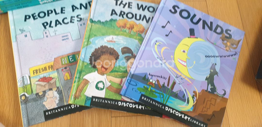 브리태니커 디스커버리 라이브러리 영어동화책 세트--1