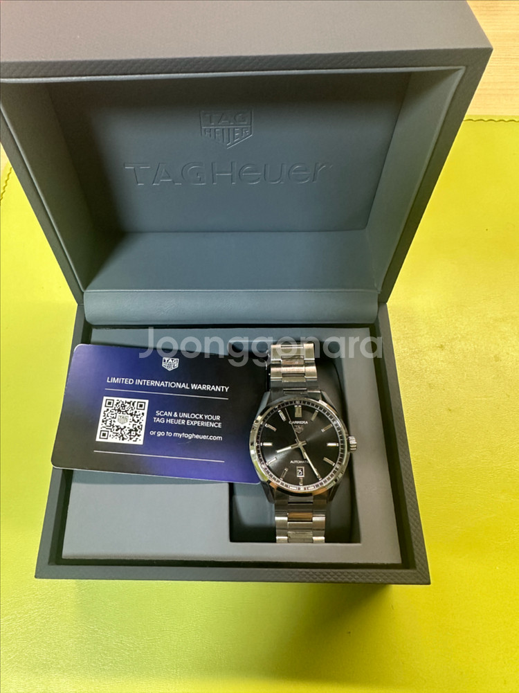 태그호이어 까레라 데이트 39mm 오토매틱 스틸 블랙--2