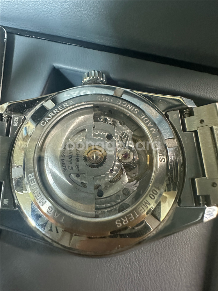 태그호이어 까레라 데이트 39mm 오토매틱 스틸 블랙--7