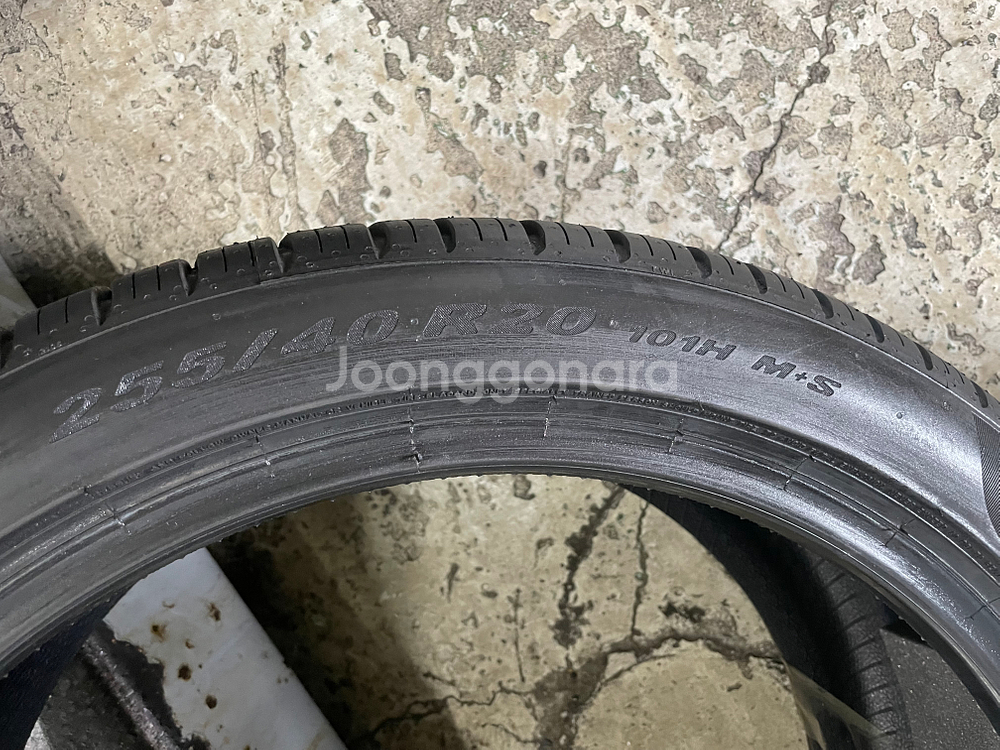 255 40 20 피렐리 올시즌 신품 타이어 4개--6